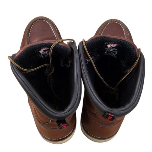 Red Wing Traction Tred 405 Moc Toe Waterproof Work Boots Mens 11 D - Picture 6 of 9